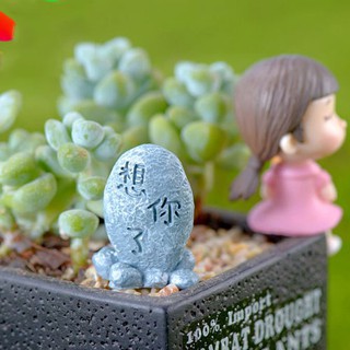 Đá khắc chữ mini kute Tiểu cảnh/ Terrarium