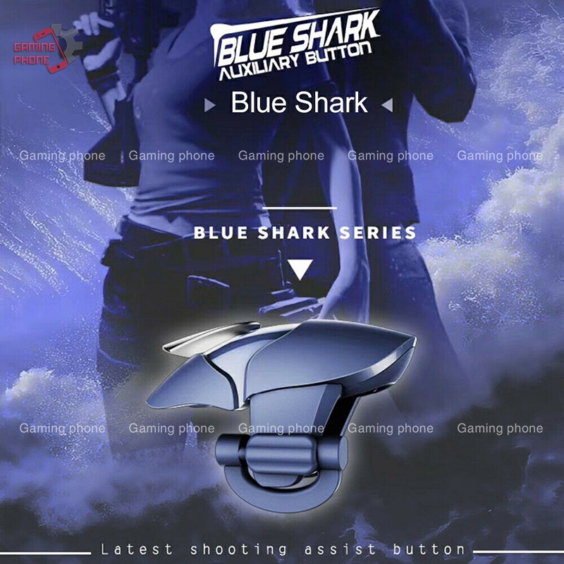 Nút bắn Pubg Blue Shark Phụ kiện chơi Game mobile trigger | BigBuy360 - bigbuy360.vn