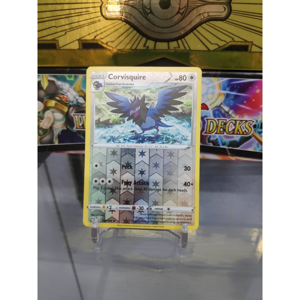 [ Dưa Hấu Yugioh ] Lá bài thẻ bài Pokemon Corvisquire