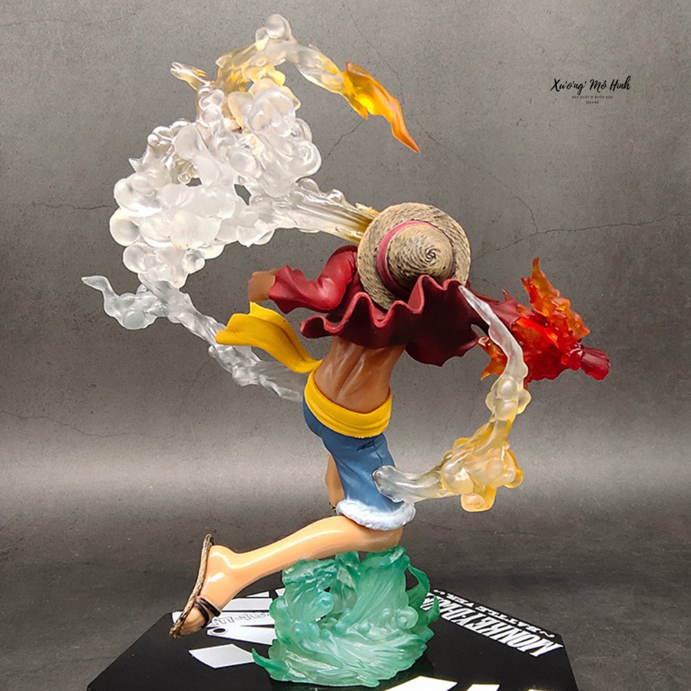 Mô hình  Luffy F.zero mũ rơm battle ver. One Piece gear 2 haki Cao 18cm - Luffy Mũ Rơm