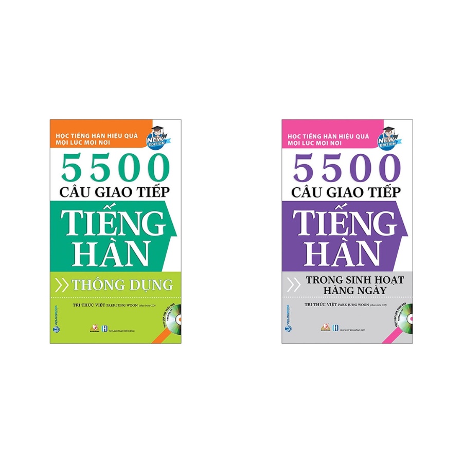 Sách - 5500 Câu Giao Tiếp Tiếng Hàn Trong Sinh Hoạt Hằng Ngày + Thông Dụng