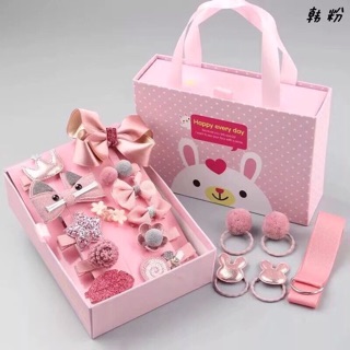 Combo 10 hộp cặp nơ 18 chi tiết (sỉ 40k)
