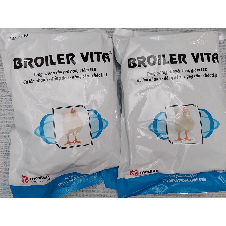 Broiler vita kg. bổ thúc gà. Bổ tăng trọng gia cầm, gia súc
