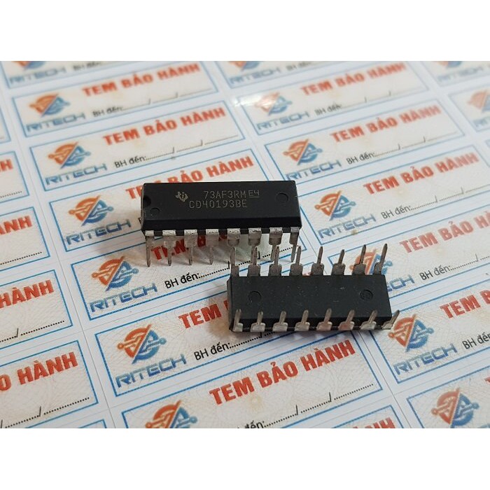 [Combo 3 chiếc] CD40193BE, CD40193 DIP-16 IC