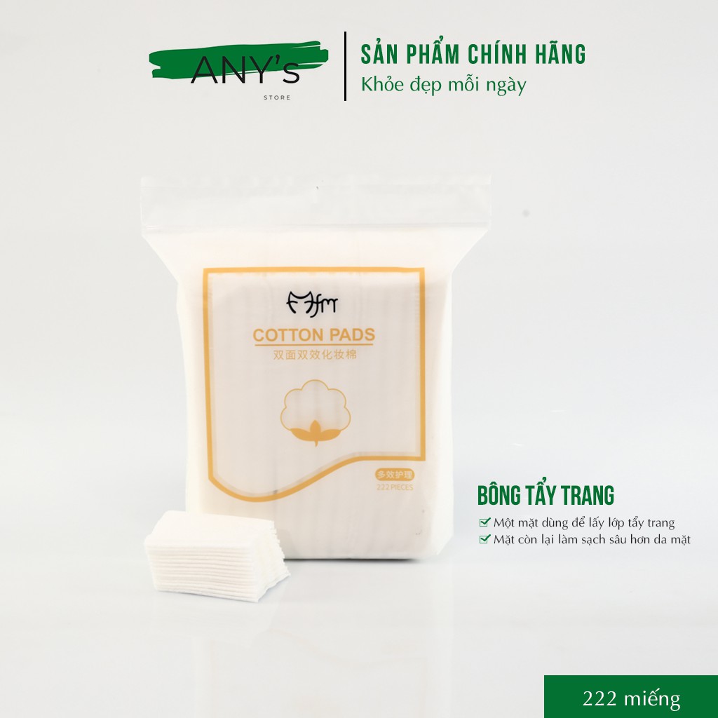 Bông Tẩy Trang 3 Lớp Cotton Pads 222 miếng