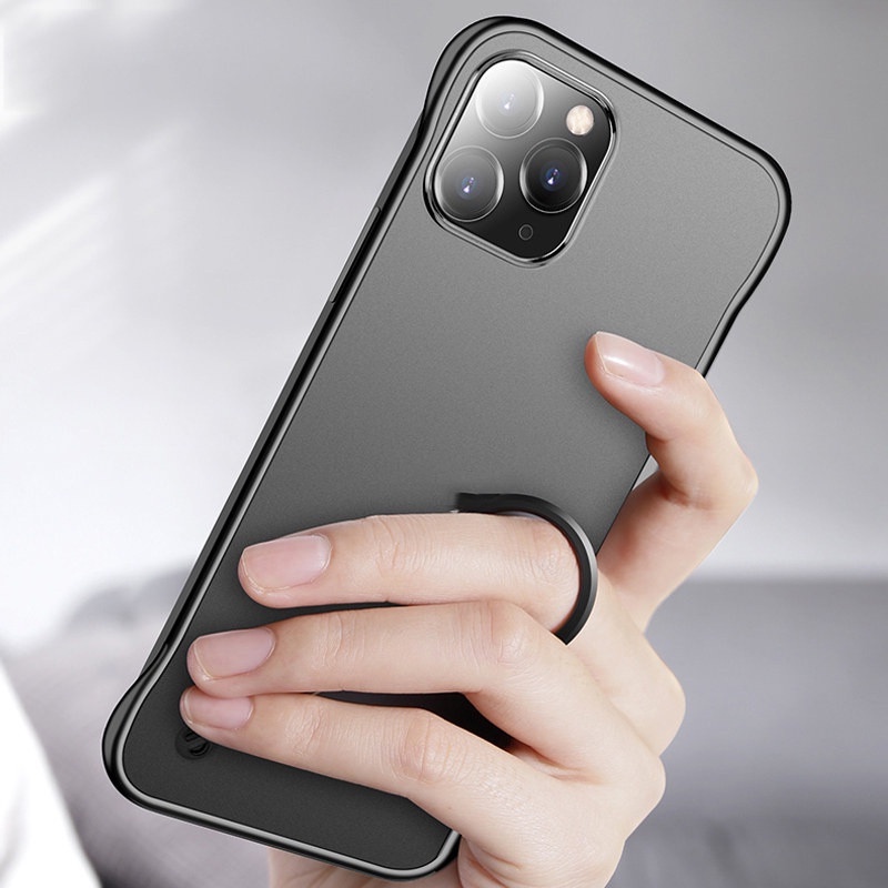 Ultra Ốp Điện Thoại Siêu Mỏng Không Viền Màu Mờ Thời Trang Cho iphone 15 pro 14 13 12 pro 11 pro max 12mini 11 pro