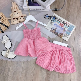 Sét bộ 2 dây cho bé - bộ đũi xốp cho bé gái từ 7-17kg