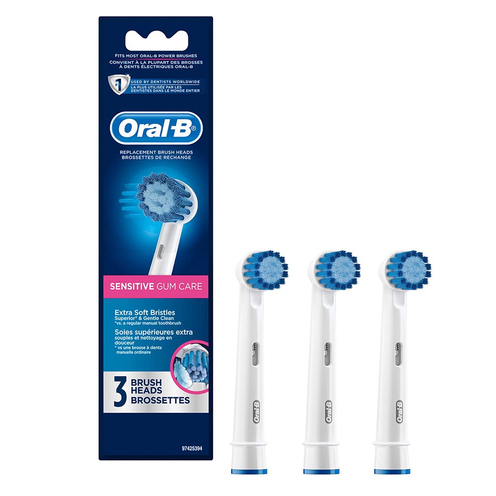 Bộ 3 đầu bàn chải điện thay thế Oral-B Sensitive Gum Care