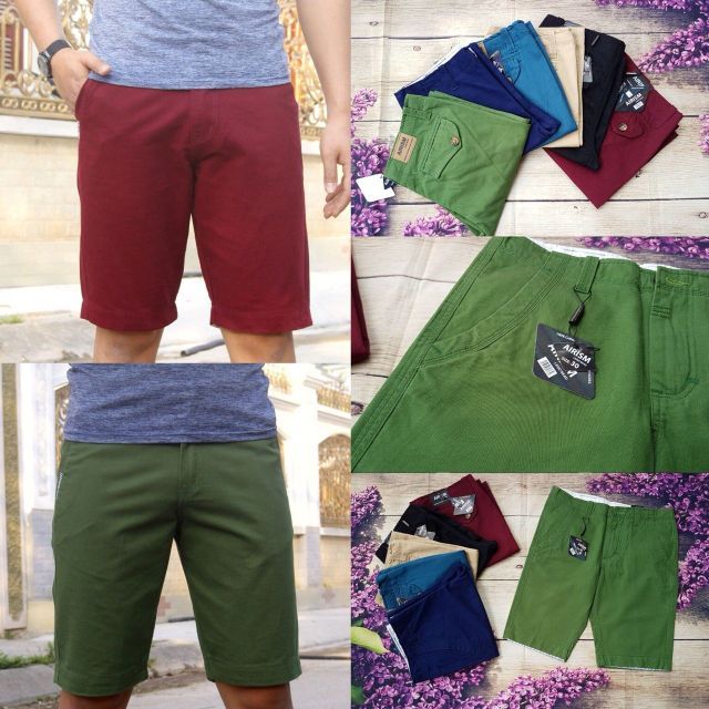 Quần ngố kaki nam hàng xịn (ib shop chọn màu)