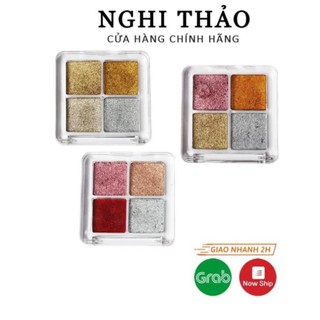 Bột tráng gương nén 4 màu trang trí móng