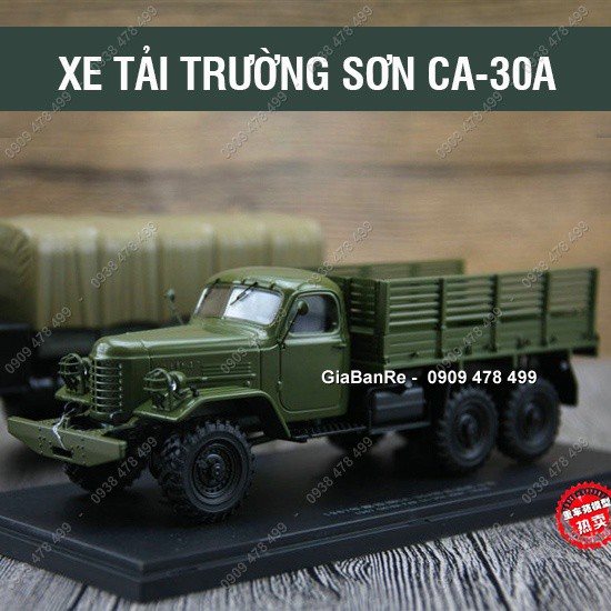 Xe Mô Hình Vận Tải Quân Sự Trường Sơn Kiểu Dáng Zil157 - Ca-30a - Tỉ Lệ 1:43 -  4307.4