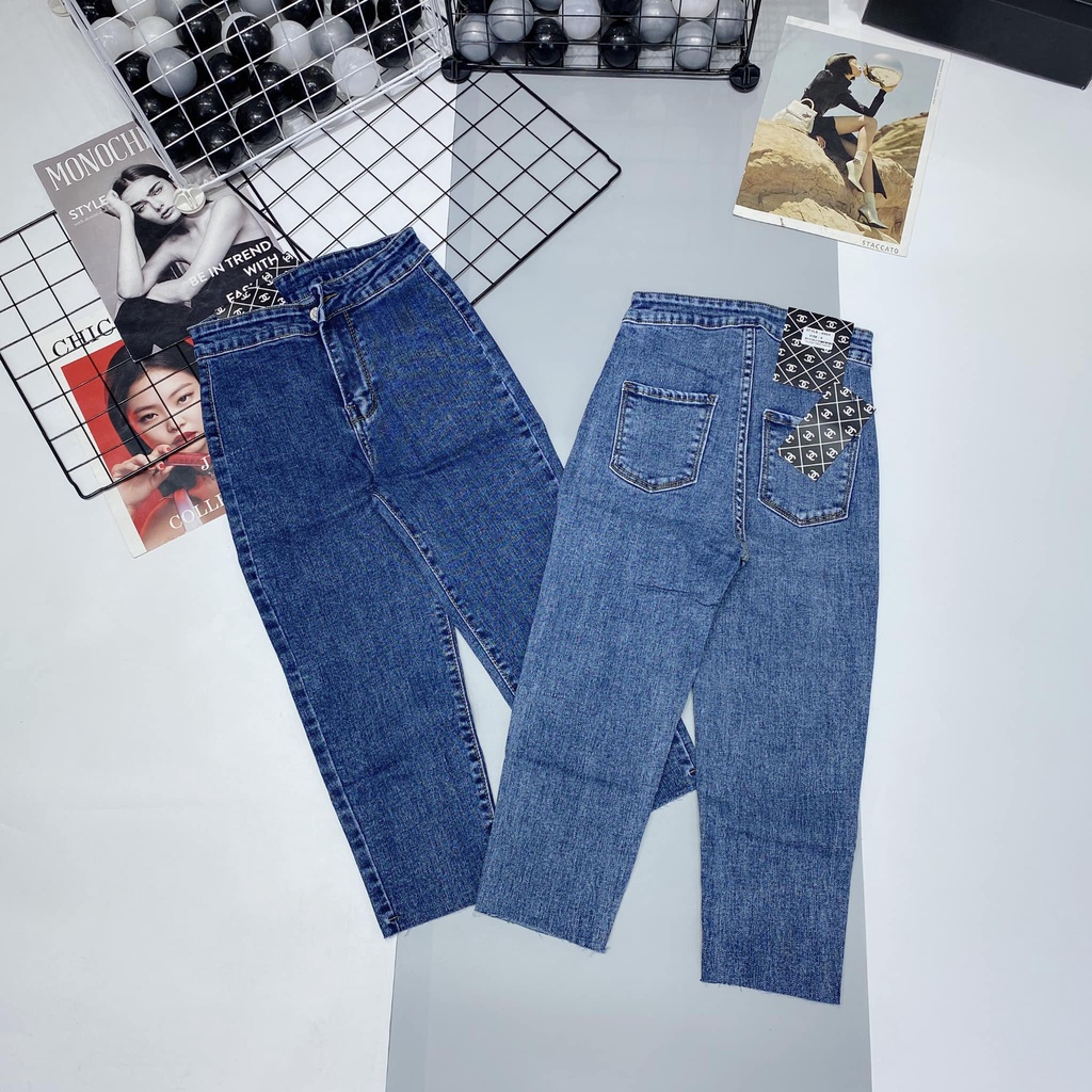 QUẦN jeans xanh ngố cắt gấu 803(kèm ảnh thật và video)