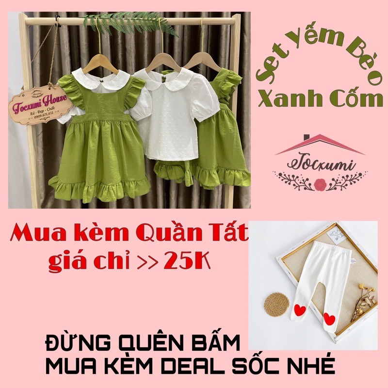 [KÈM DEAL SỐC] SET YẾM BÈO XANH CỐM