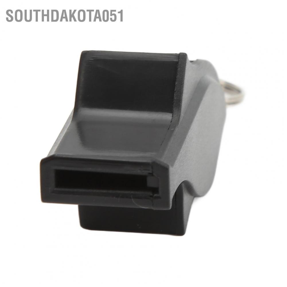 Còi trọng tài bóng rổ/ bóng đá màu đen có dây buộc cho các cuộc thi đấu thể thao