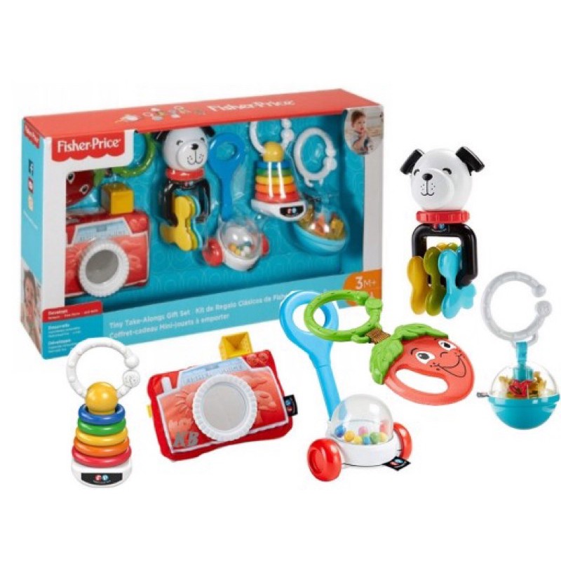 HỘP QUÀ XÚC SẮC GẶM NƯỚU CHO BABY FISHER PRICE.