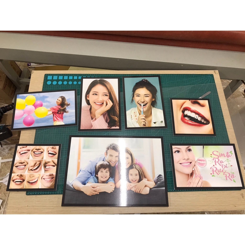 Set tranh fomex trang trí nha khoa