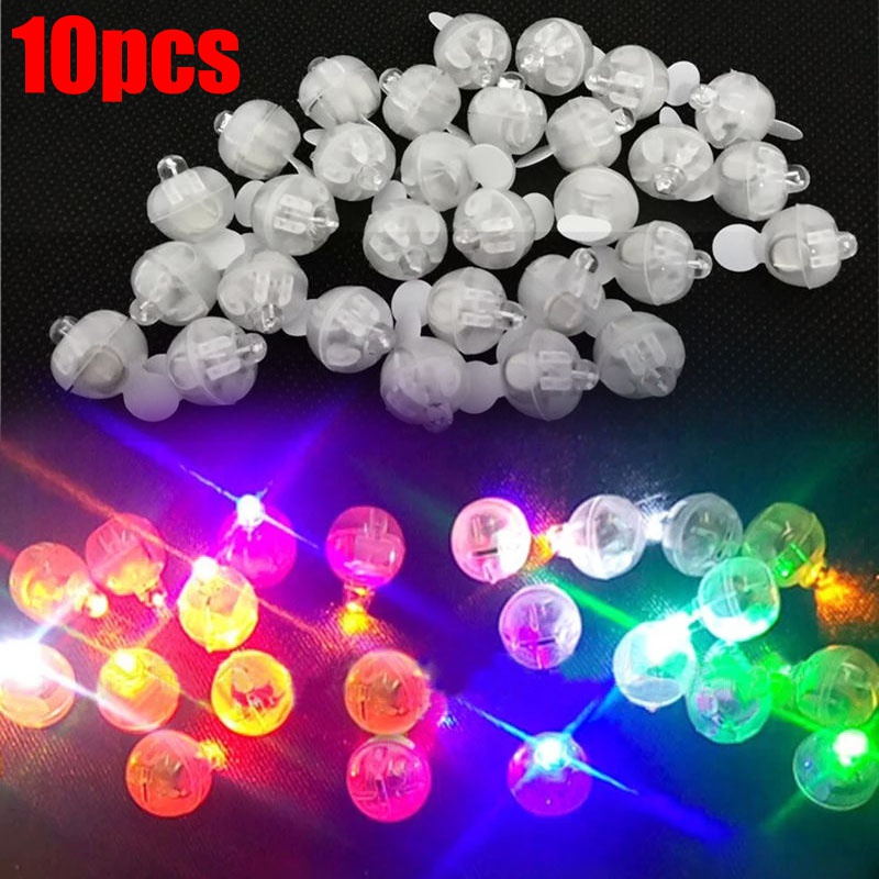 Set 10 Đèn LED Phát Sáng Hình Quả Bóng Trang Trí Tiệc