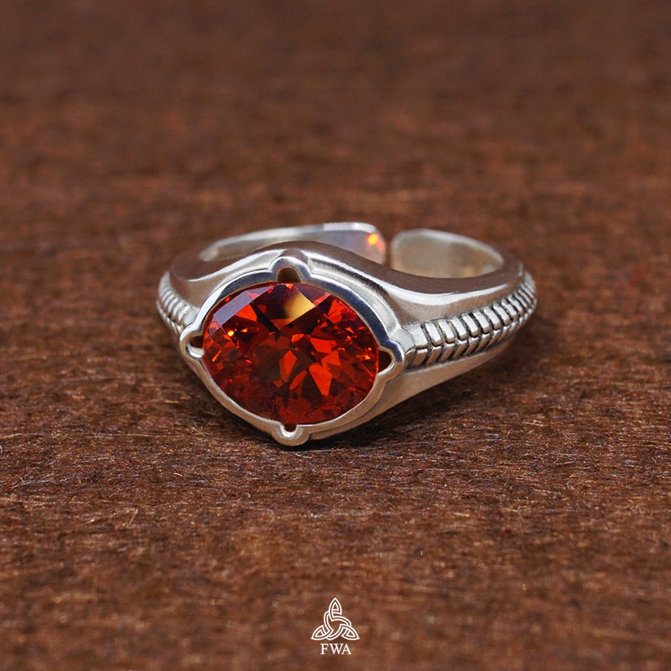 Nhẫn bạc nam FWA Narya Ring - Chúa tể chiếc Nhẫn