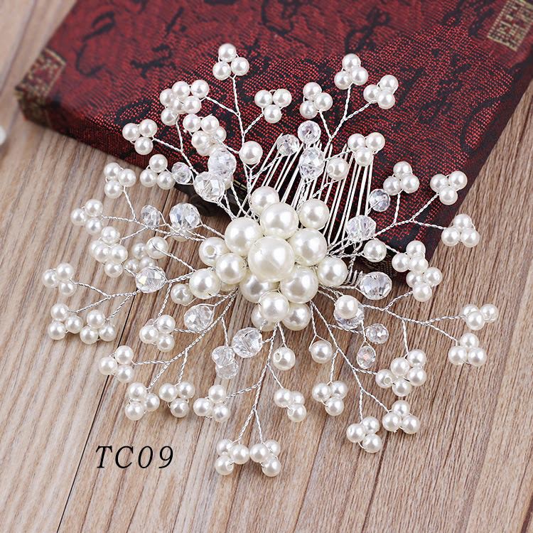 [Hana Gift] Cài tóc cô dâu đính hạt châu