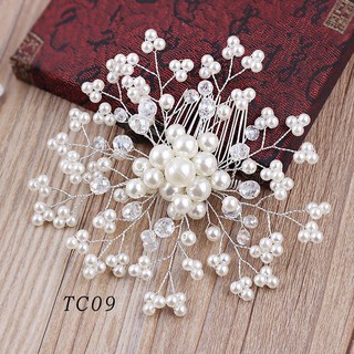 [Hana Gift] Cài tóc cô dâu đính hạt châu