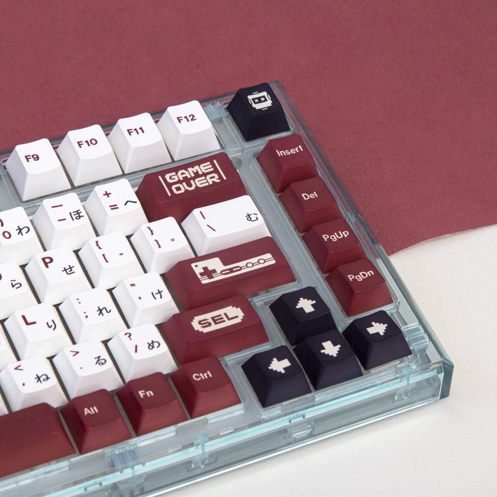 140 Phím FC Keycaps Cherry Profile Retro Video Game PBT DYE SUB Bàn phím cơ học Keycap