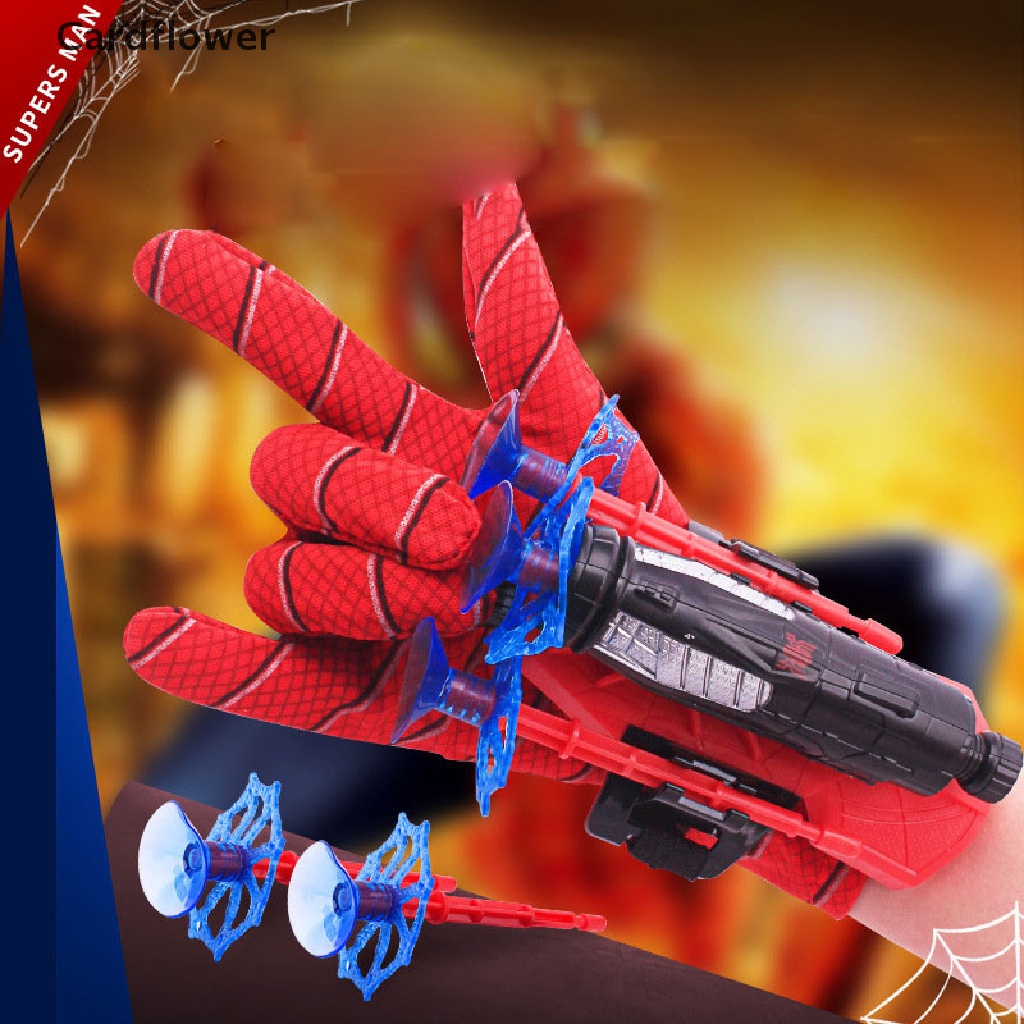 Găng Tay Nhựa Hình Người Nhện Vui Nhộn Mới