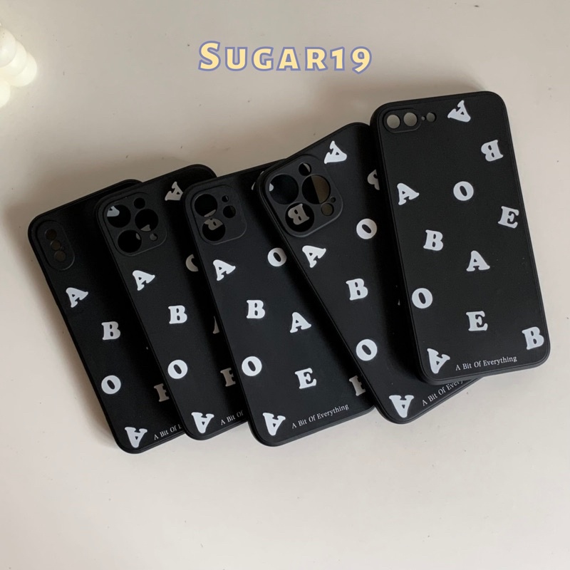 Ốp lưng in hình chữ cái Minimal Alphabet Sugar19