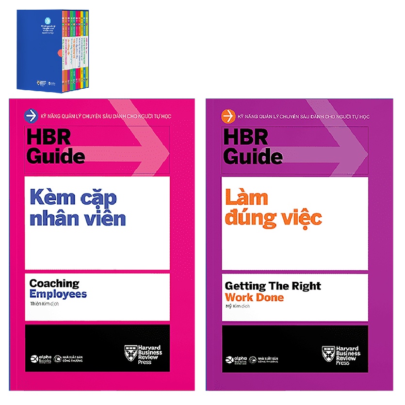 Sách - HBR Guide: Kỹ Năng Quản Lý Chuyên Sâu Từ Harvard Business Review ( Bộ 10 Cuốn + Kèm Boxset)