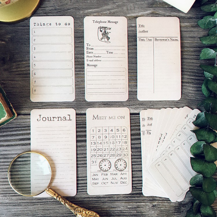 Sticker To do list phong cách Tim Holtz