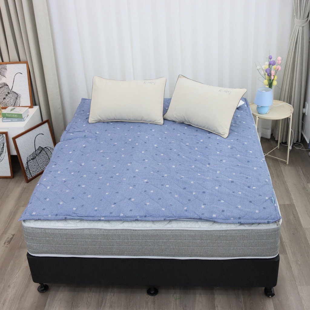 Nệm trải sàn đa năng K-Bedding By Everon chất vải MicroTencel - Giao màu ngẫu nhiên