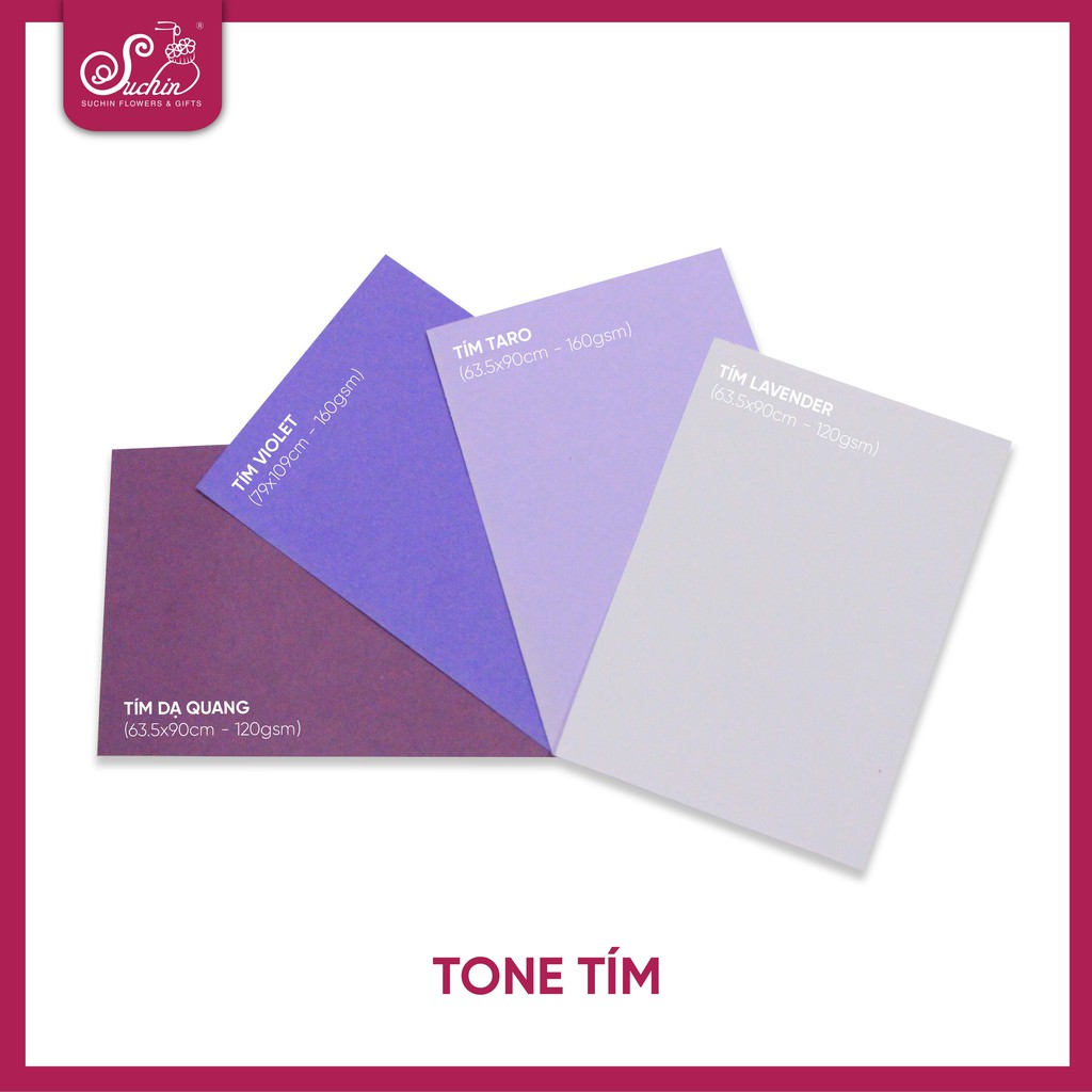 Giấy mỹ thuật tone tím