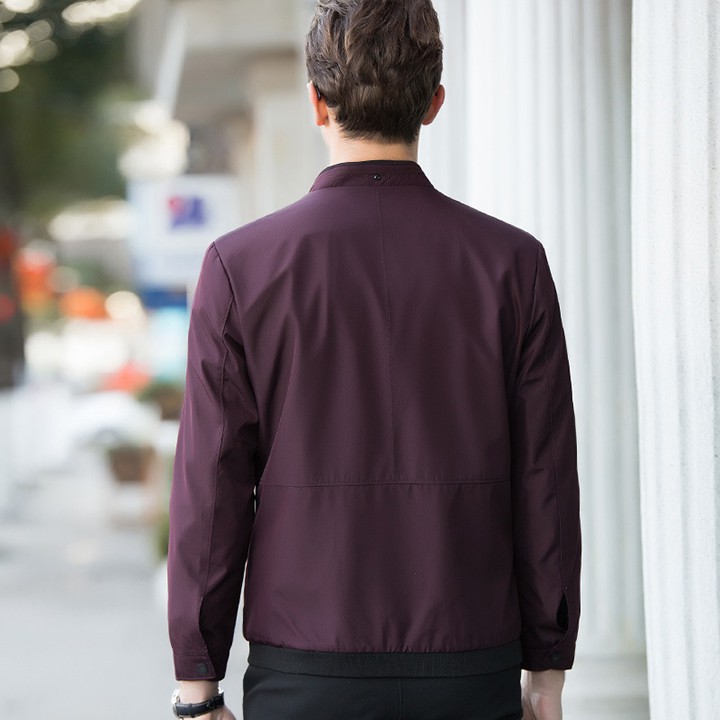 Áo khoác dù nam cổ trụ vải dù hai lớp mềm đẹp - AK1822