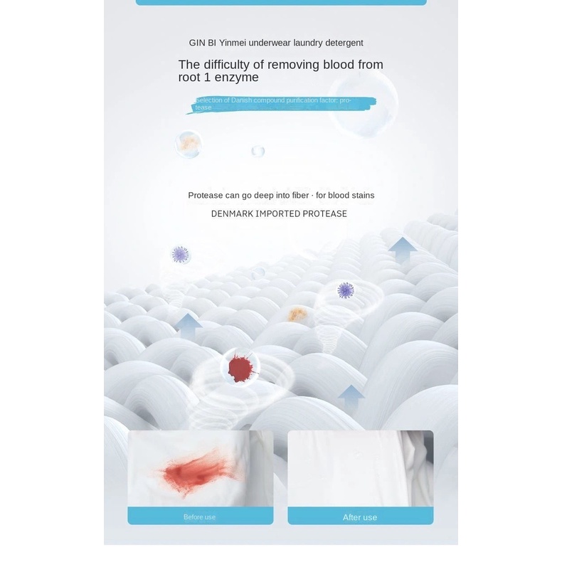 Nước Tẩy Rửa Khử Trùng Giặt Đồ Lót Kháng Khuẩn Cho Nữ 300ml