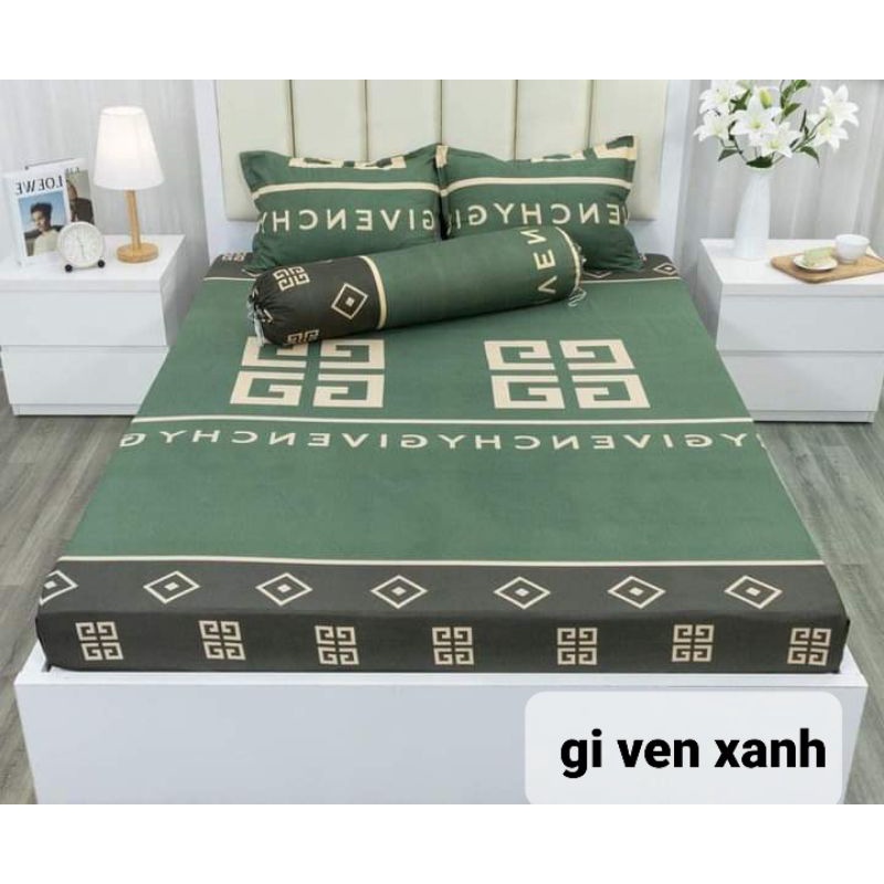 Bộ 5 Món Vỏ Chăn Ga Gối Coton poly cao cấp ( không kèm ruột ) chất liệu cotton boly loại 1