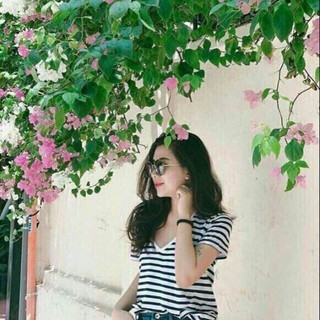 áo phông nữ cổ tim trơn M54