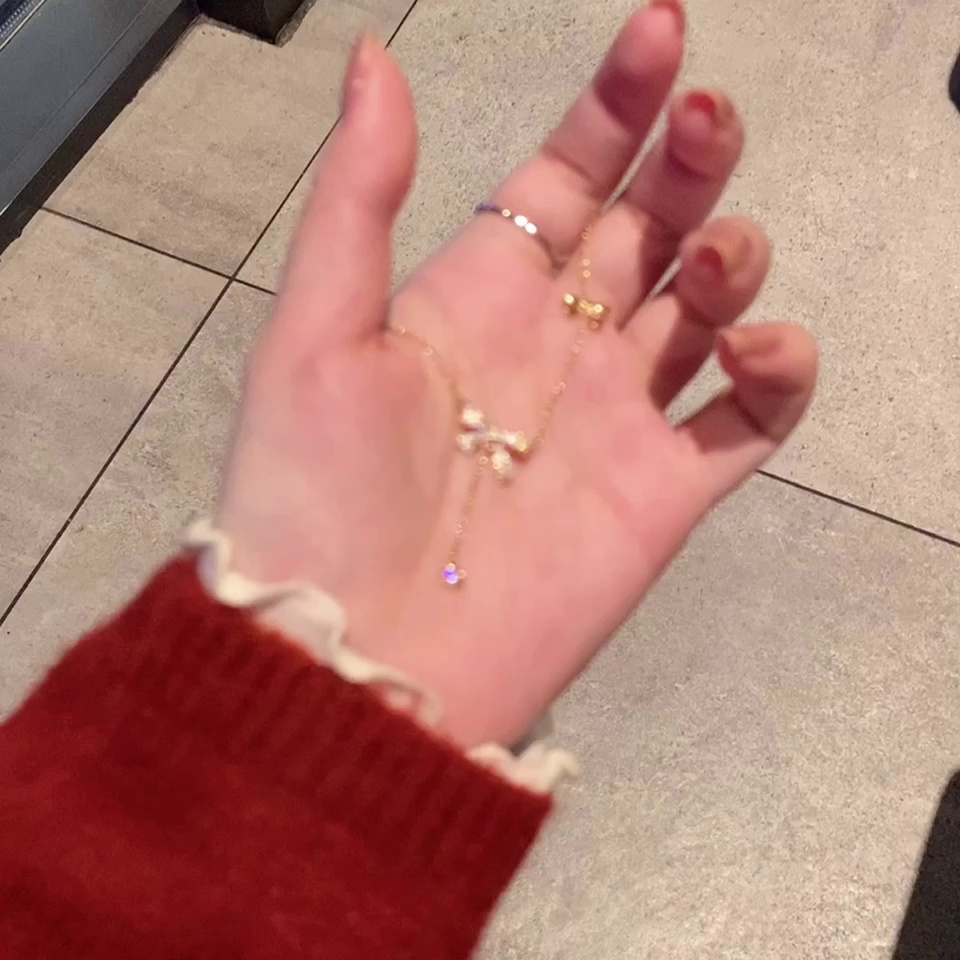 Vòng Cổ Choker Đính Nơ Đơn Giản Dễ Thương Cho Nữ