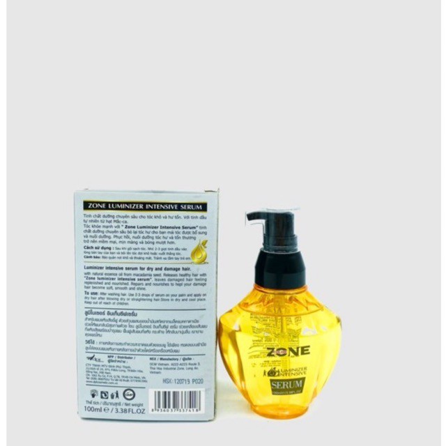 [HÀNG TỐT] Serum dưỡng tóc mềm mượt Zone - 100ml