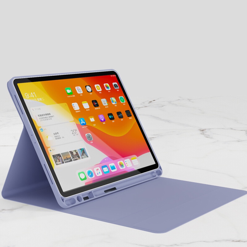 Bao da máy tính bảng siêu mỏng nhẹ có bàn phím và ngăn cắm bút cho SAMSUNG GALAXY TAB