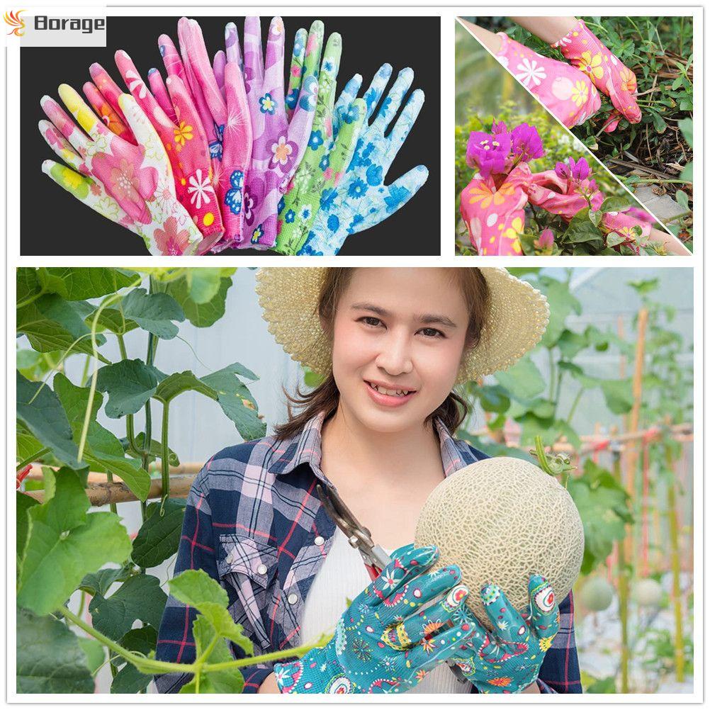 1 đôi găng tay làm vườn thoáng khí chống trượt