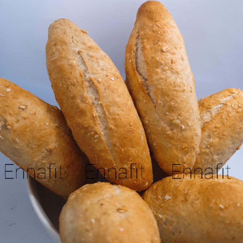 (Set 3 ổ) Bánh mì nguyên cám yến mạch 300g - eatclean, tiểu đường