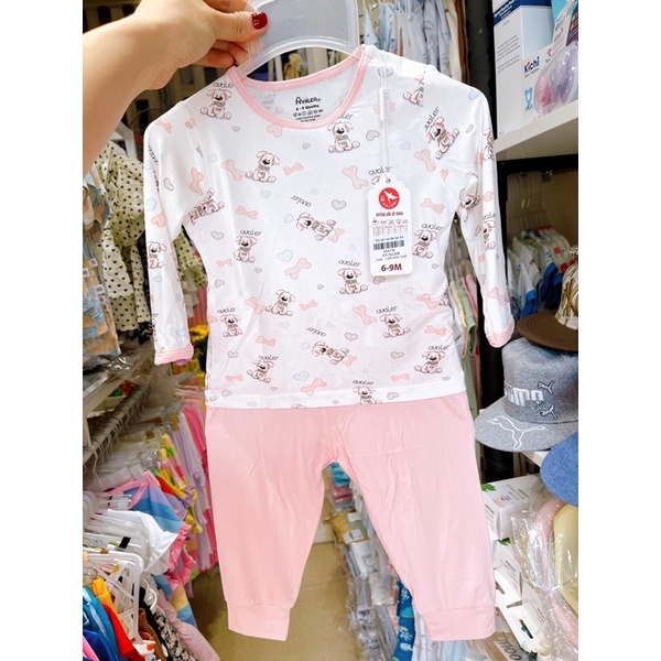 Bộ quần áo dài tay cho bé  size 6-9M -> 3-4Y
