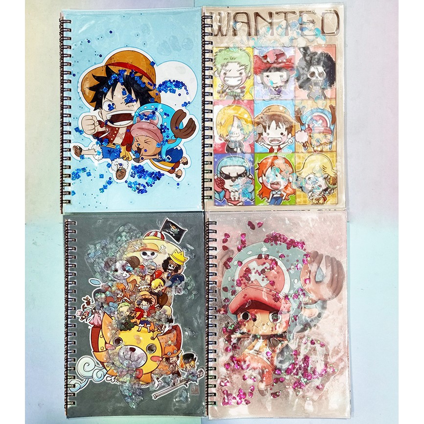 Sổ lò xo kim tuyến chopper SLK15 one piece 60 trang 17x25cm