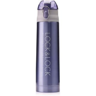 Bình giữ nhiệt lock & lock vacuum bottle 500ml – màu sapphire