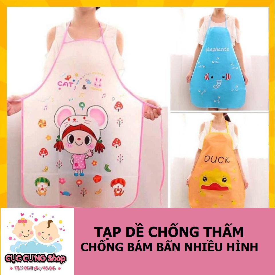 Tạp dề nấu bếp cute