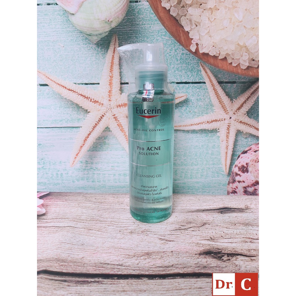 ⚜️CHÍNH HÃNG⚜️ Sữa Rửa Mặt Eucerin Cho Da Dầu Mụn ⚜️ Eucerin Pro ACNE Solution Cleansing Gel 200ml 400ml