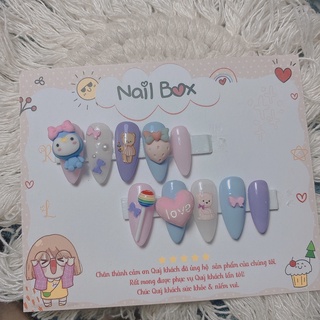 Nail box thiết kế theo form móng up