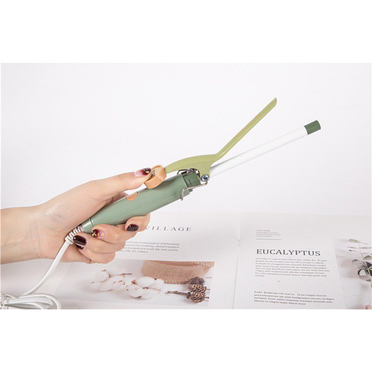 [Hàng Mới - Giảm Thêm 12%] Máy uốn tóc xoăn tự động Retro 9mm, tạo kiểu dáng cho tóc dễ dàng tiện lợi, Máy làm xoăn tóc