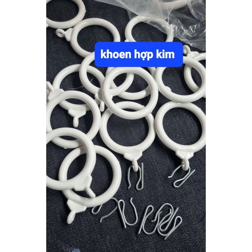 10 bộ khoen rèm ,pas treo ,móc dây.
