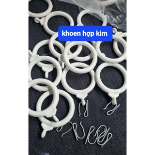 10 bộ khoen rèm ,pas treo ,móc dây.