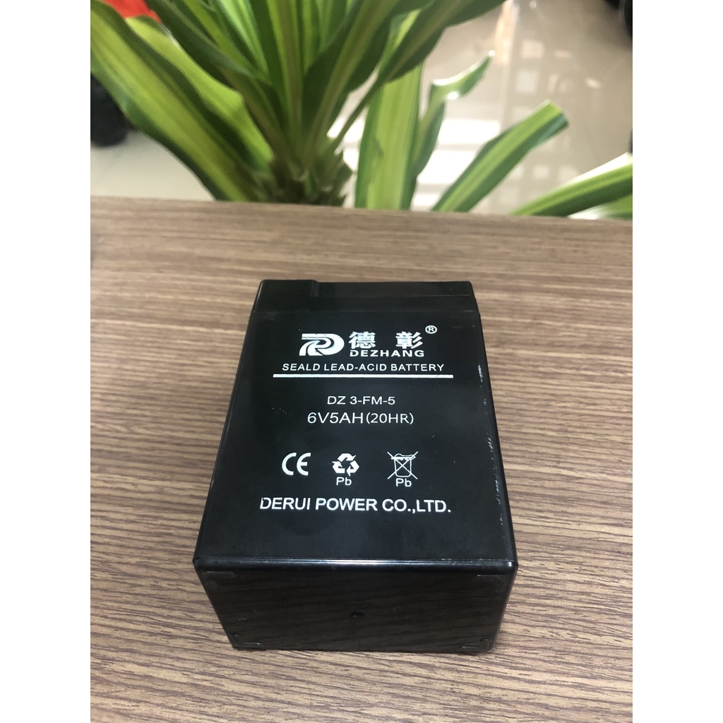Binh ácquy 6v 5Ah DEZHANG cho xe diện trẻ em